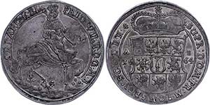 Brandenburg-Prussia Electorate Thaler, 1664, ... 