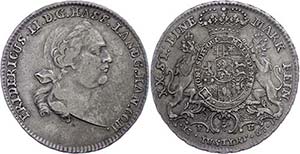 Hesse-Kassel Margravate 2 / 3 thaler, 1767, ... 