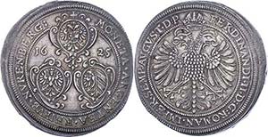 Nürnberg City Thaler, 1625, with title ... 