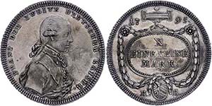 Nürnberg City Thaler, 1795, with title and ... 