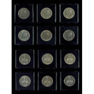 Coins Germany from 1933 to 1945 6 x 5 ... 