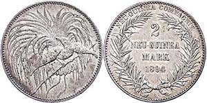 Münzen der deutschen Kolonien Neuguinea, 2 ... 
