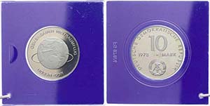 Münzen DDR 10 Mark, 1978, Weltraumflug, in ... 