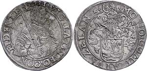 The Netherlands Zeeland, thaler, 1591 Delm ... 