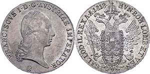 Old Austria Coins until 1918 Thaler, 1818, ... 