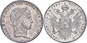 Old Austria Coins until 1918 Thaler, 1839, ... 