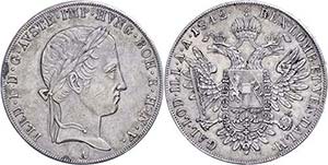 Old Austria Coins until 1918 Thaler, 1842, ... 