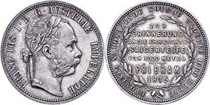 Old Austria Coins until 1918 Guilder, 1875, ... 