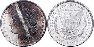 Coins USA Dollar, 1878, Philadelphia, 8 tail ... 