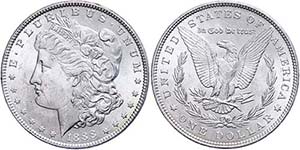 Coins USA Dollar, 1888, Philadelphia, KM ... 