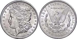 Coins USA Dollar, 1888, San Francisco, KM ... 