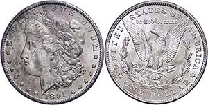 Coins USA Dollar, 1891, carson city, KM 110, ... 