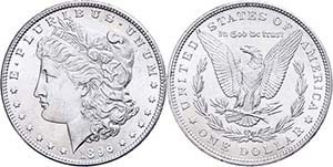 Coins USA Dollar, 1896, Philadelphia, KM ... 