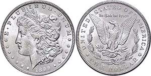 Coins USA Dollar, 1899, Philadelphia, KM ... 