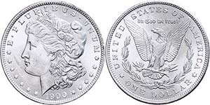 Coins USA Dollar, 1900, Philadelphia, KM ... 