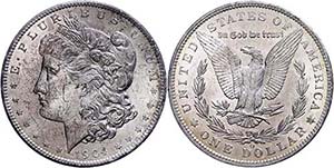 Coins USA Dollar, 1904, New orleans, KM 110, ... 