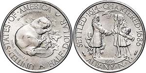 USA 1/2 Dollar, 1936, Albany, KM 173, f. st.