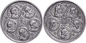Medallions Germany before 1900 RDR, silver ... 