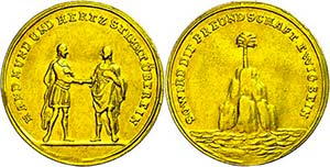 Medallions Germany before 1900 Gold medal ... 
