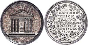 Medallions Germany before 1900 Saxony Coburg ... 