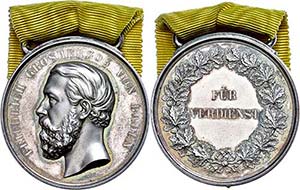 Medallions Germany before 1900 Baden ... 