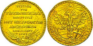 Medallions Foreign before 1900 RDR, Gold ... 