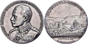 Medallions Germany after 1900 Bingen, silver ... 