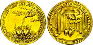 Medallions Foreign after 1900 Gold medal ... 