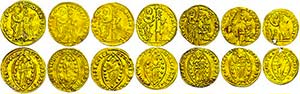 Gold Coin Collections Venice, lot of mixed ... 