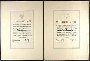 Certificates, Documents and Signatures WHW, ... 