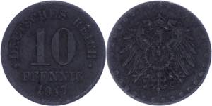 Small Denomination Coins 1871-1922 10 penny, ... 