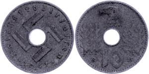 Coins German Areas Occupied areas in the ... 