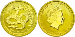 Australia 50 Dollars, Gold, 2013, Year of ... 