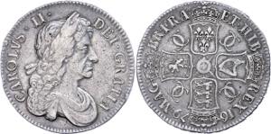 Great Britain Crown, 1679, Charles II., Dav. ... 