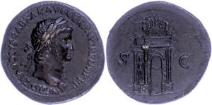 Münzen Römische Kaiserzeit Nero, 54-68, ... 