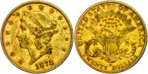 Coins USA 20 Dollars, Gold, 1878, San ... 