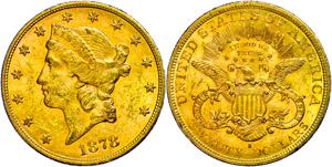 Coins USA 20 Dollars, Gold, 1878, San ... 