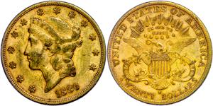 Coins USA 20 Dollars, Gold, 1889, San ... 