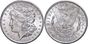 Coins USA 1 Dollar, 1897, San Francisco, KM ... 