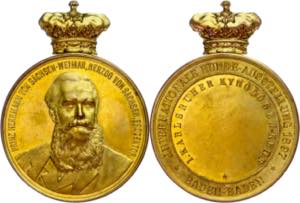 Medallions Germany before 1900 Baden Baden, ... 