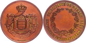 Medallions Foreign before 1900 Monaco, ... 