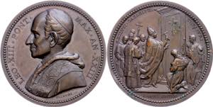 Medallions Foreign before 1900 Vatican, Leo ... 