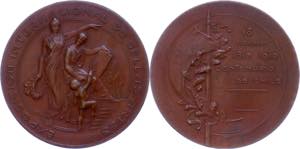 Medallions Foreign after 1900 Chile, bronze ... 