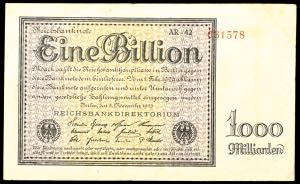 Deutsche Reichsbanknoten 1874-1945 1 Bio. ... 