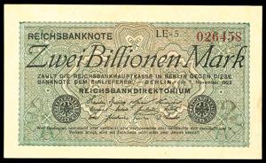 Deutsche Reichsbanknoten 1874-1945 2 Bio. ... 