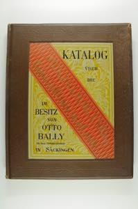 Literature - Numismatics Bally, O, catalog ... 