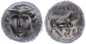 Thrakien Ainos, Diobol (1,09g), ca. 400-350 ... 
