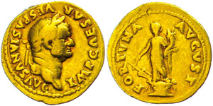 Münzen Römische Kaiserzeit Vespasianus, ... 