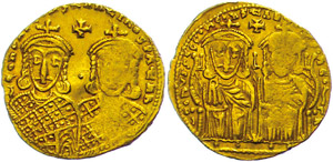 Münzen Byzanz Leo IV., 775-780, Solidus ... 