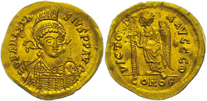 Münzen Byzanz Anastasius I., 491-518, ... 